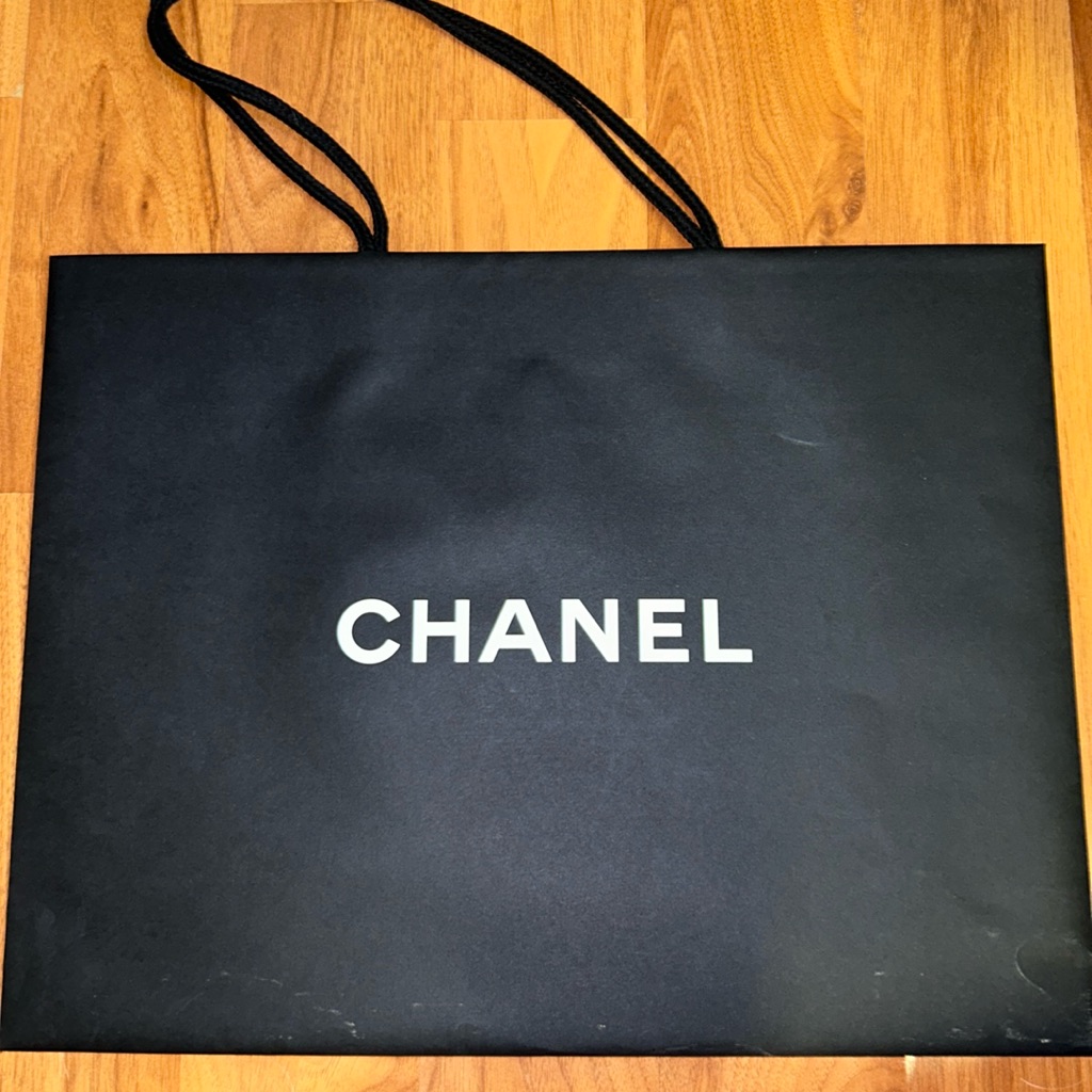 Authentic Chanel Paper Shopping Bag